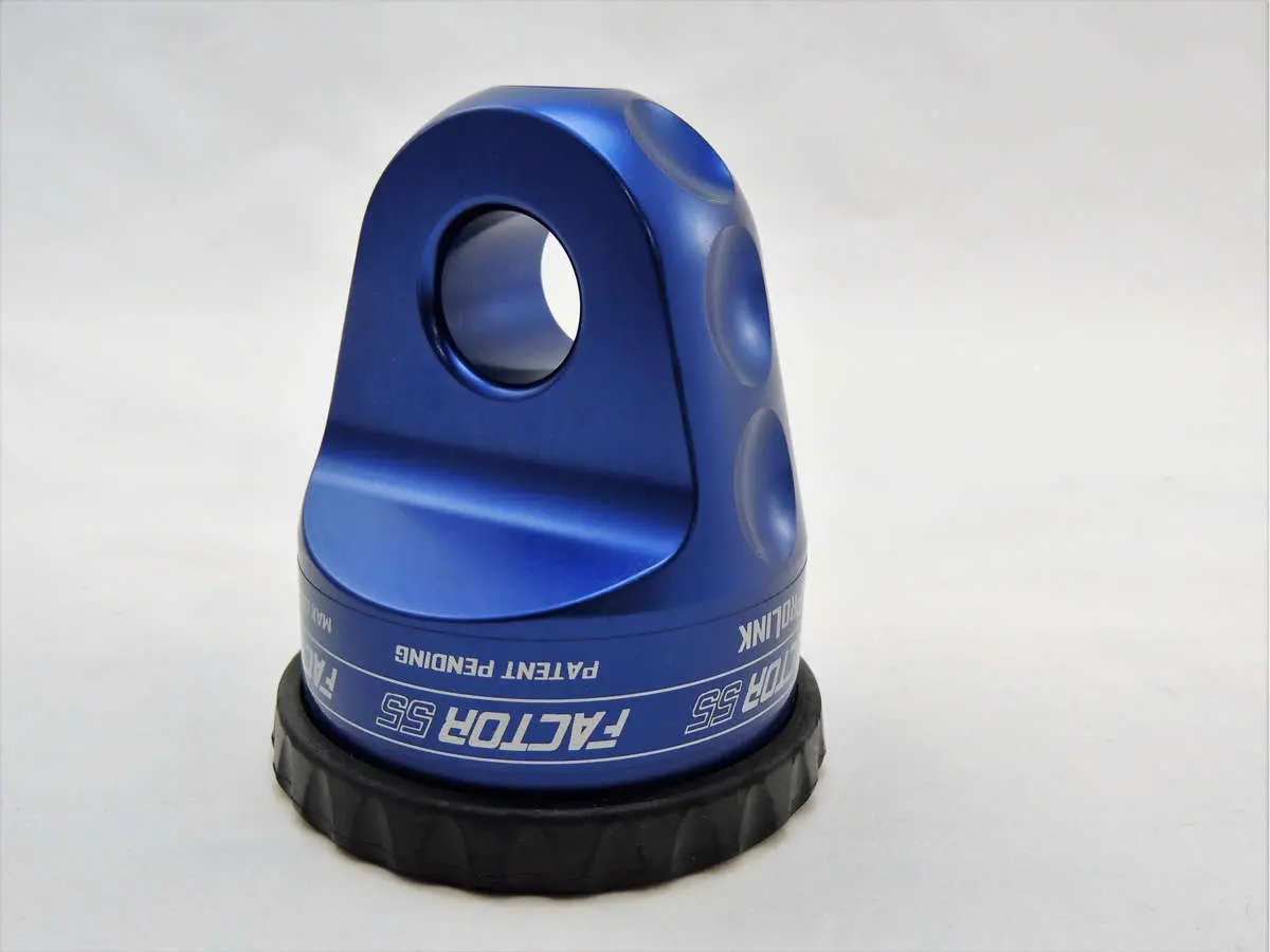 Prolink Winch Shackle Mount Assembly Blue Factor 55 1