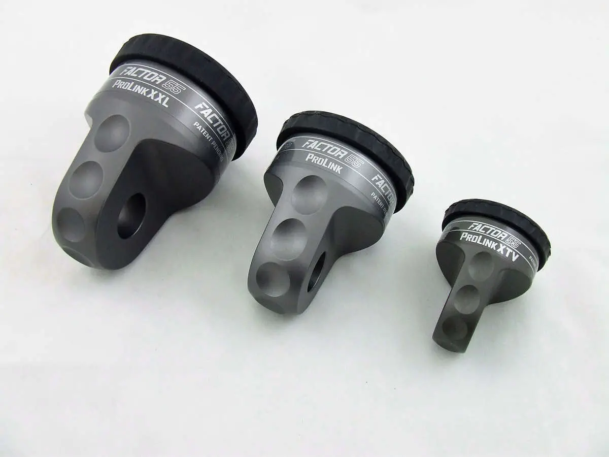 Prolink Winch Shackle Mount Assembly Gray Factor 55 1