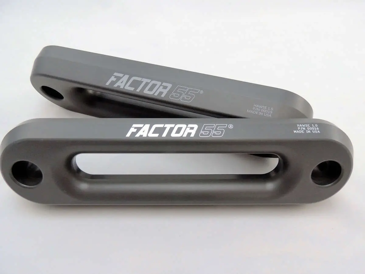 Hawse Fairlead 1.5 Inch Thick Gun Metal Gray Factor 55 1