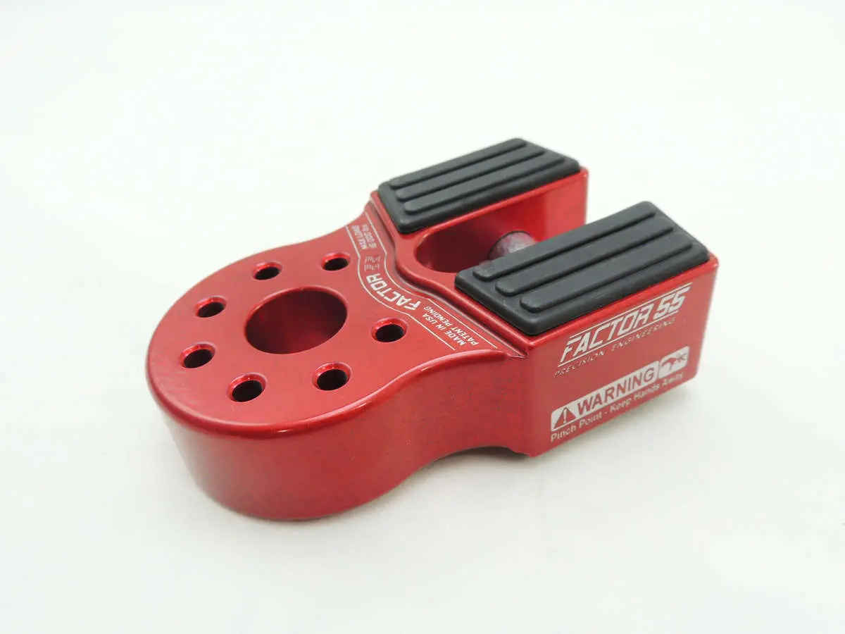 Flatlink Winch Shackle Mount Assembly Red Factor 55 1