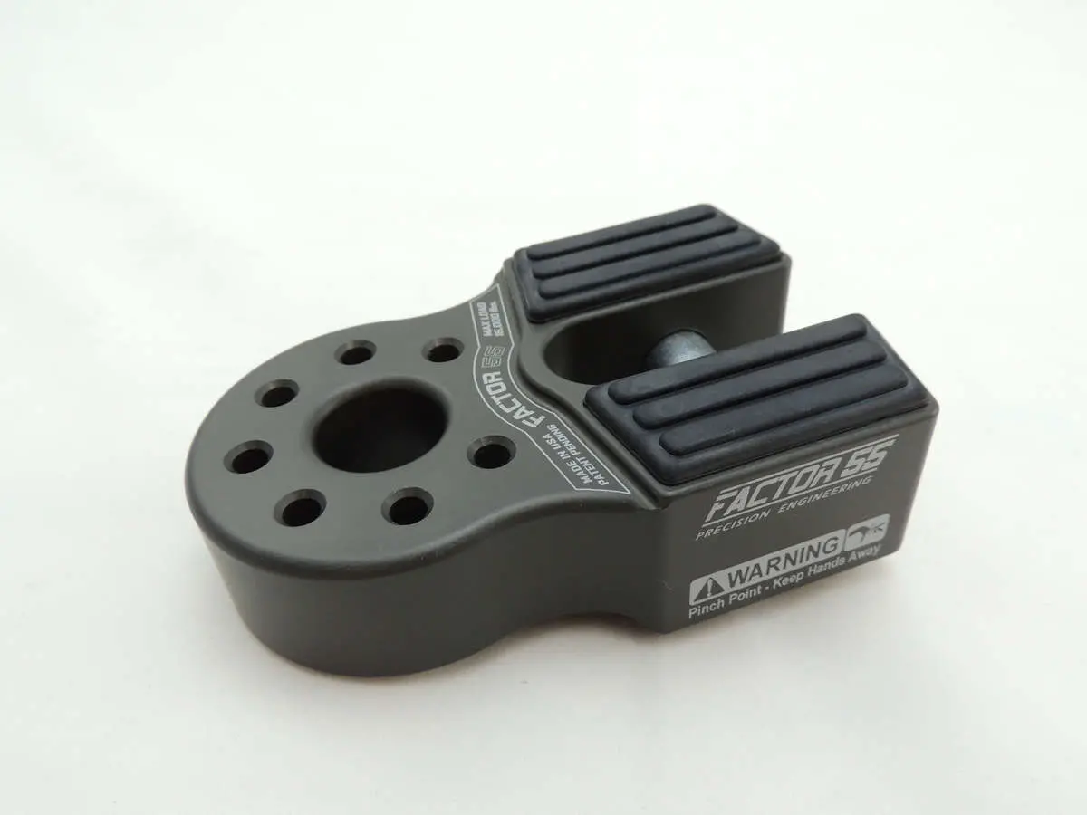 Flatlink Winch Shackle Mount Assembly Gray Factor 55 1