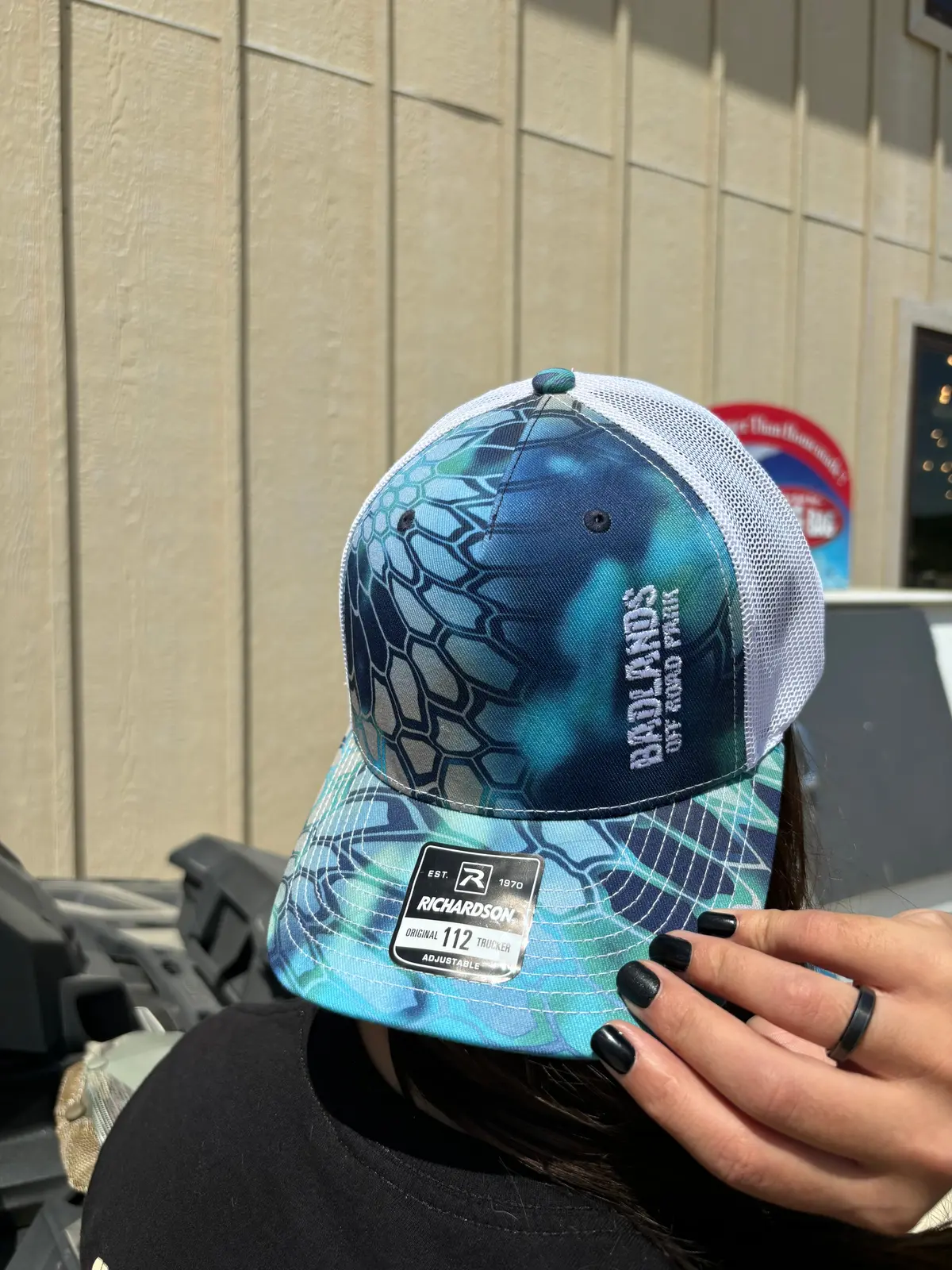 Badlands Blue Kryptek Richardson Hat 1