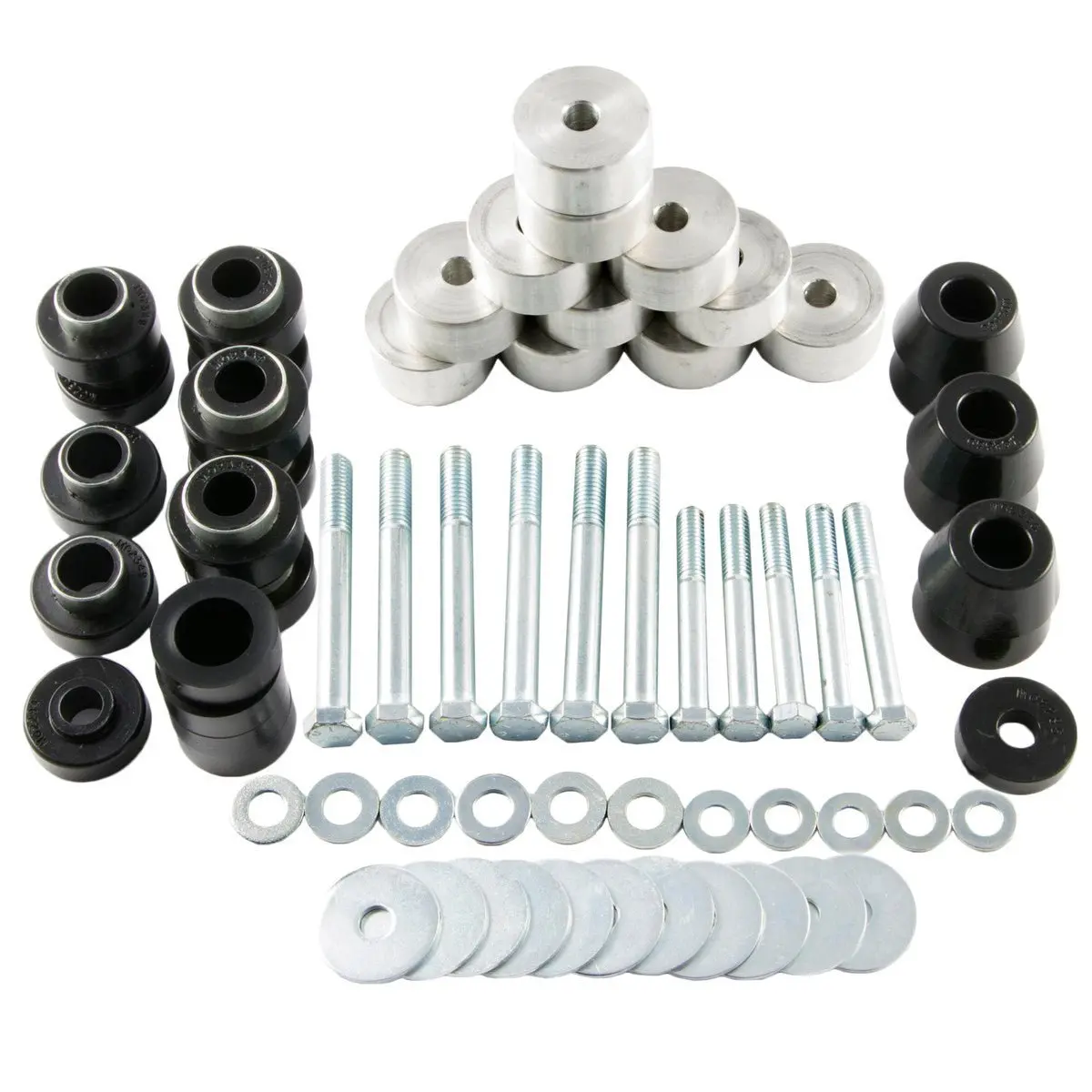 1" Body Lift With Poly Body Mounts (87-95 Yj 5-Speed) 1