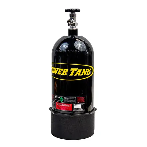 Co2 Tank 10 Lb W/Valve & Boot Gloss Black Power Tank 1