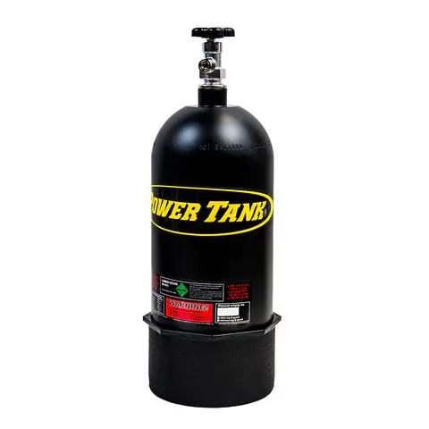 Co2 Tank 10 Lb W/Valve & Boot Matte Black Power Tank 1