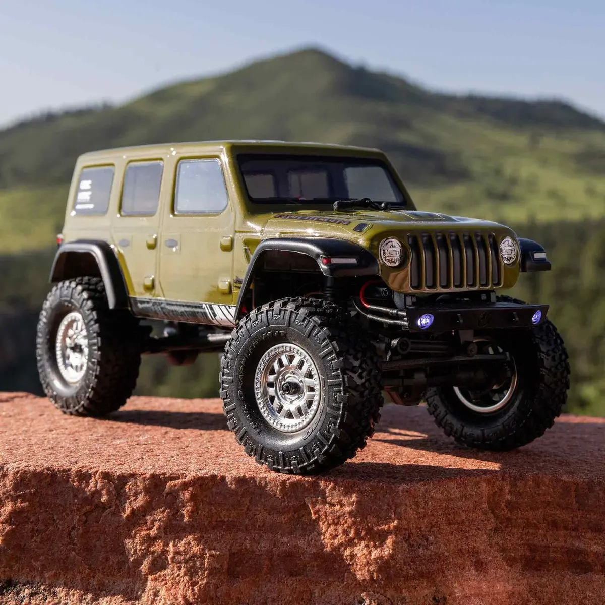 1/24 Scx24 2019 Jeep Wrangler Jlu Crc 4X4 Rtr Brushed Rock Crawler 1