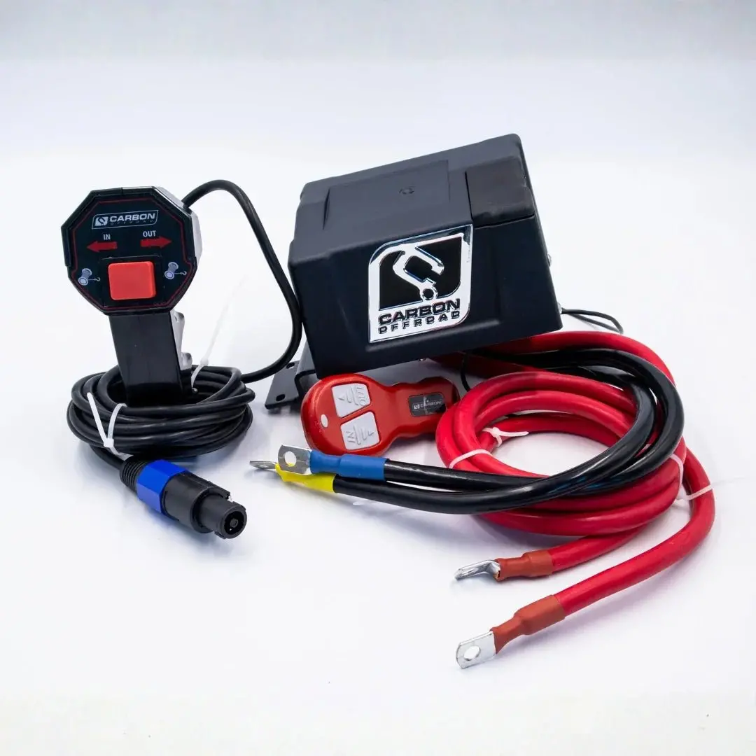 Carbon Winch 24 Volt Control Box Complete With Wireless Controller 1