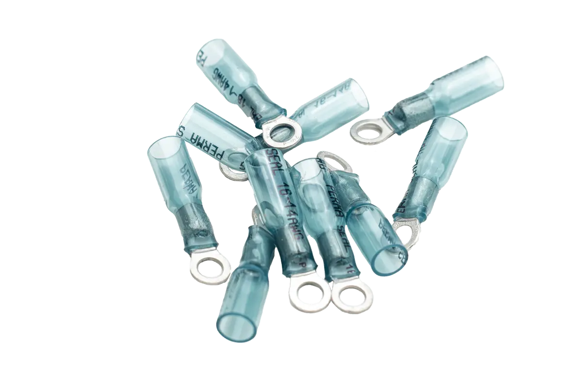 14-16 Gauge Ring Terminals, Pack Of 10 1