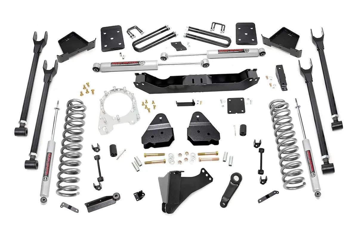 6 Inch Lift Kit Diesel 4 Link No Ovld Ford Super Duty 17 22 1