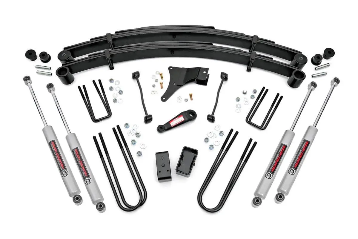 6 Inch Lift Kit Rear Blocks Ford Super Duty 4Wd 1999 1
