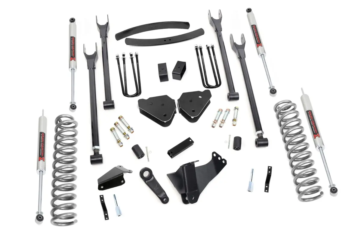 6 Inch Lift Kit Diesel 4 Link No Ovlds M1 Ford Super Duty 05 07 1