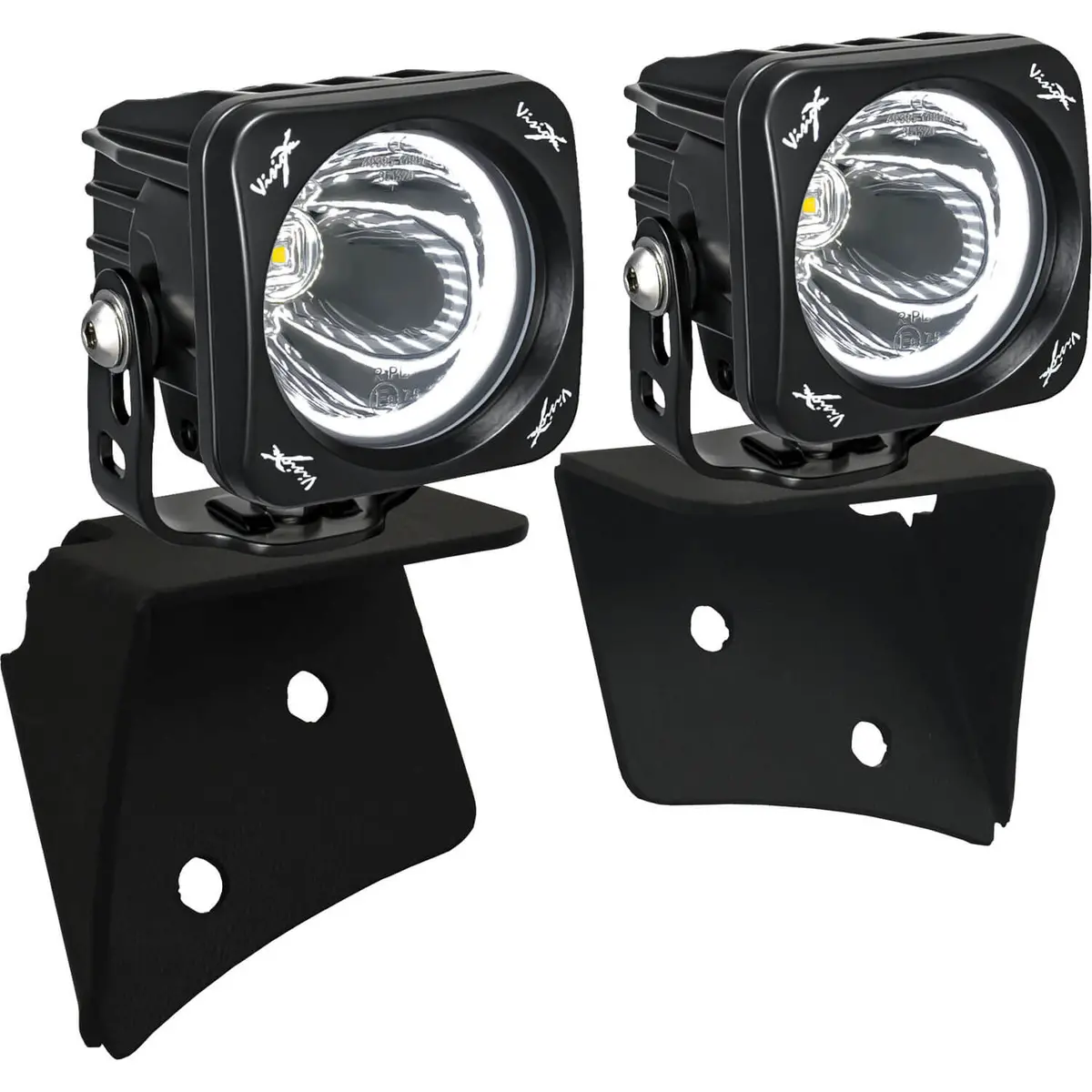 2007-2017 Jeep Jk A-Pillar Mount With Optimus Halo Set 2