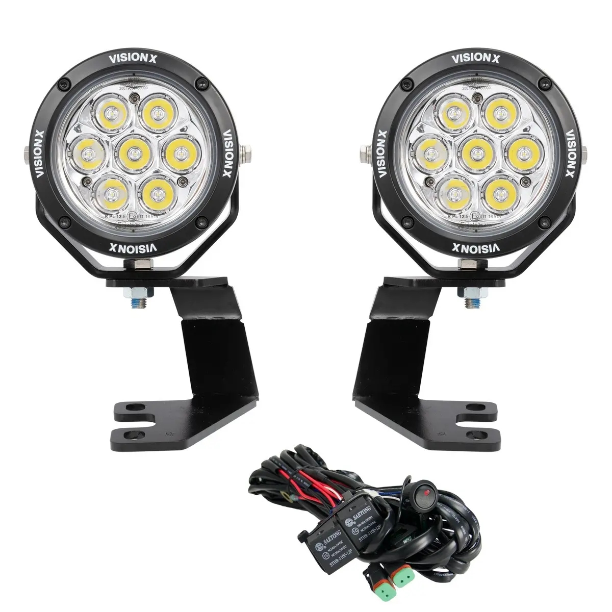 2010-2023 Toyota 4-Runner A-Pillar Mounts With 4.7" Cg2 Light Cannon 2