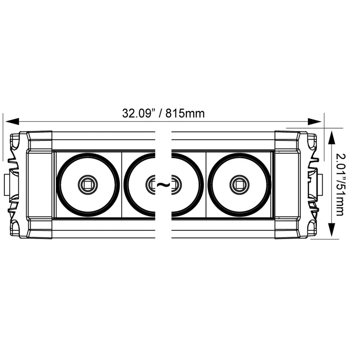 2016-2023 Toyota Tacoma Bumper Light Bar Kit 1