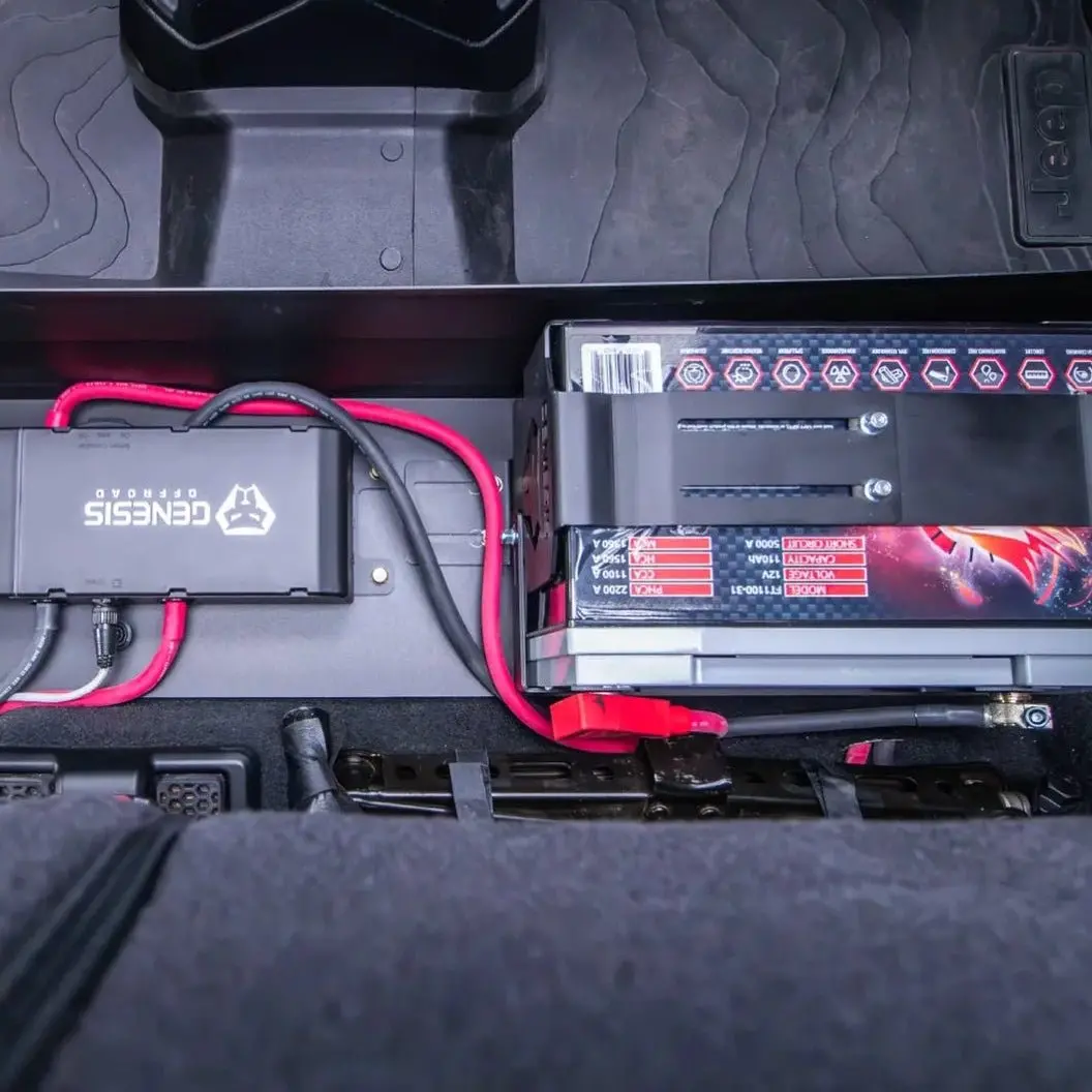 2021+ Diesel Gladiator Dual Battery System - Under Seat 1