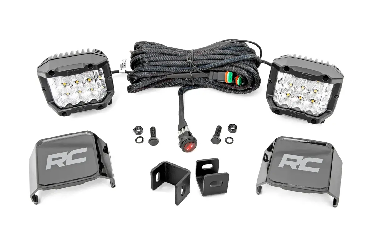 Led Light Ditch Mount 3Inch Osram Wide Toyota Tundra 22 23 1