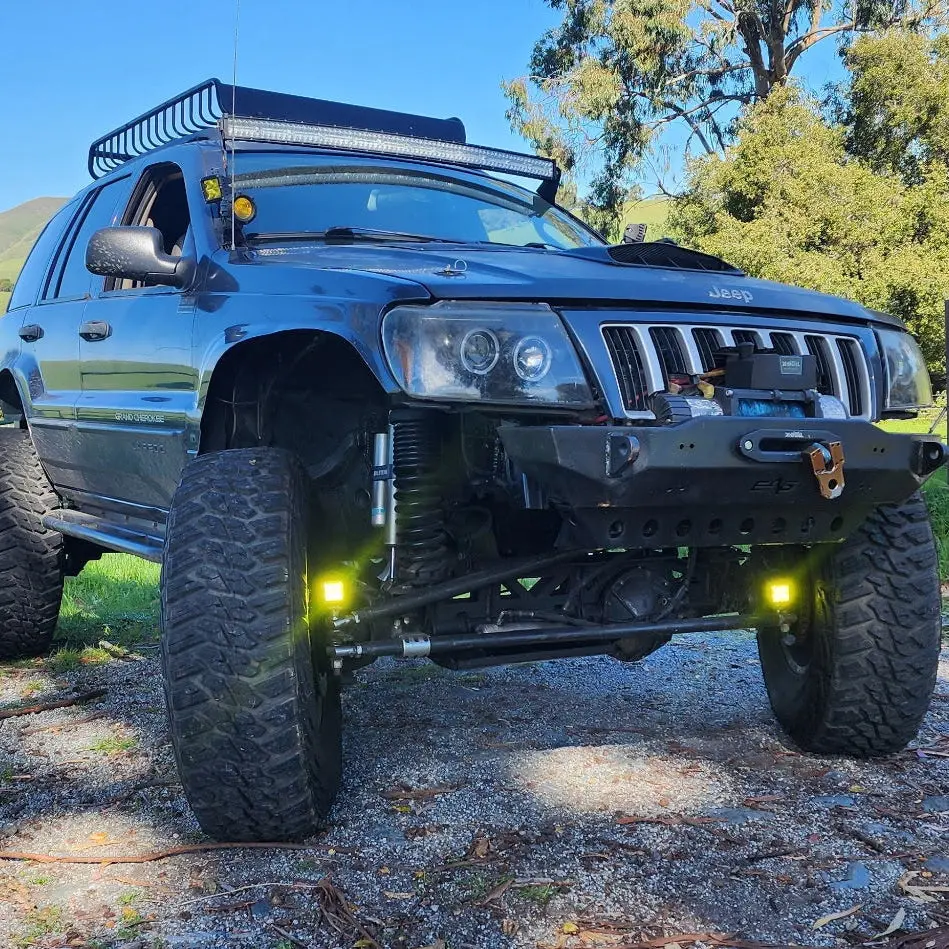 Jeep Wj Grand Cherokee Steerable Knuckle Pod Light Mounts (1999-2004) 2