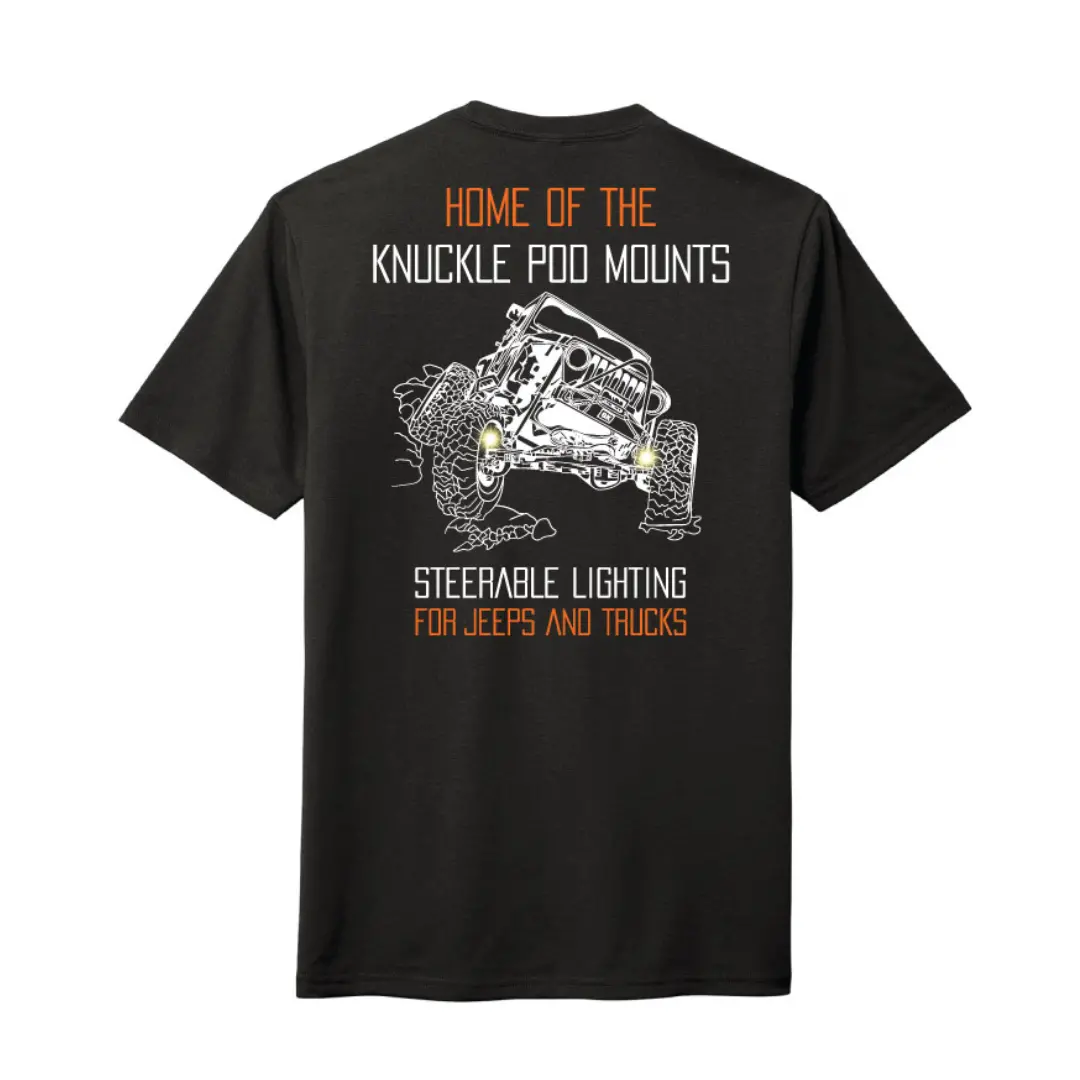 Gatekeeper Off-Road "Knuckle Pod Mounts" Jeep Logo Short Sleeve Shirt - Black 2