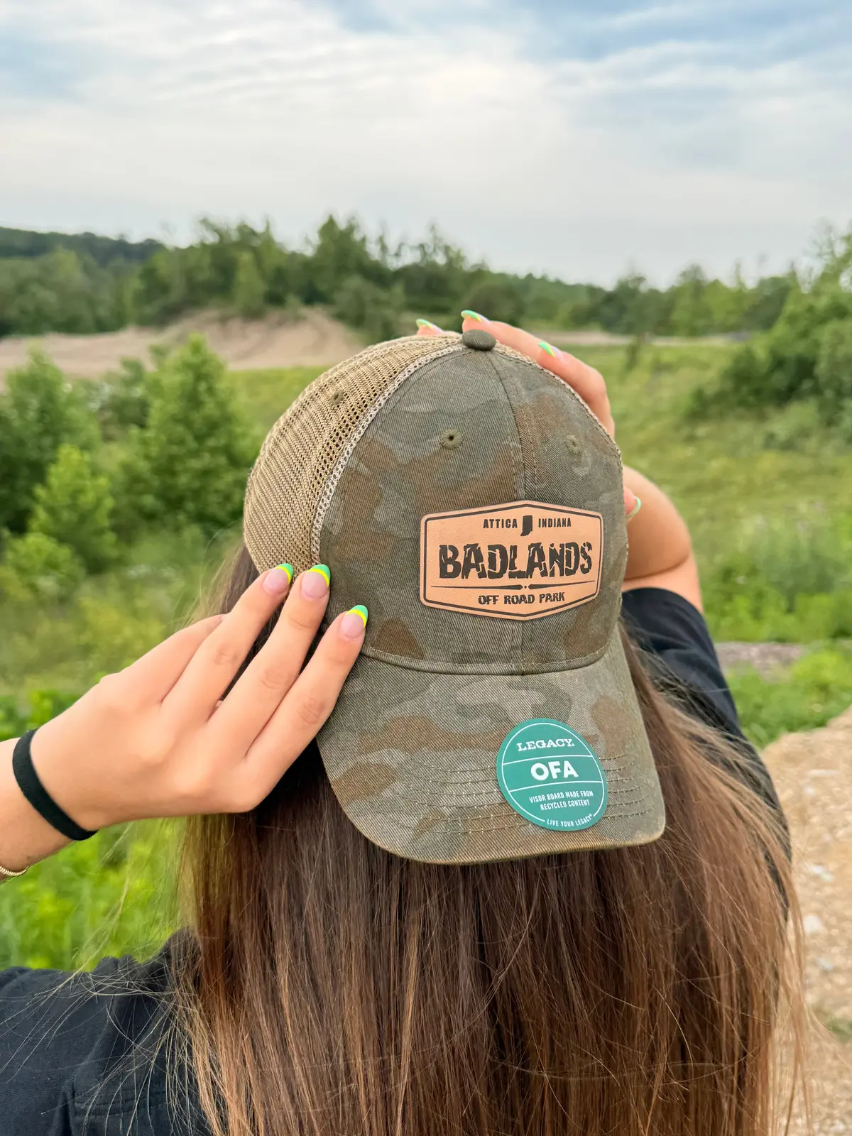 Badlands Hat Legacy Patch - Camo 1