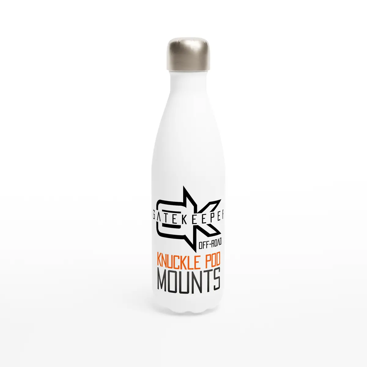 Gatekeeper Off-Road Kp White 17Oz Stainless Steel Water Bottle 1