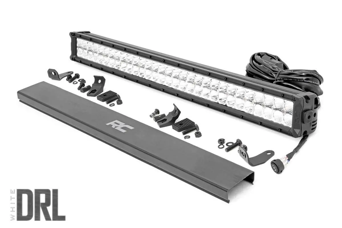 Chrome Series Led Light 30 Inch Dual Row White Drl 1
