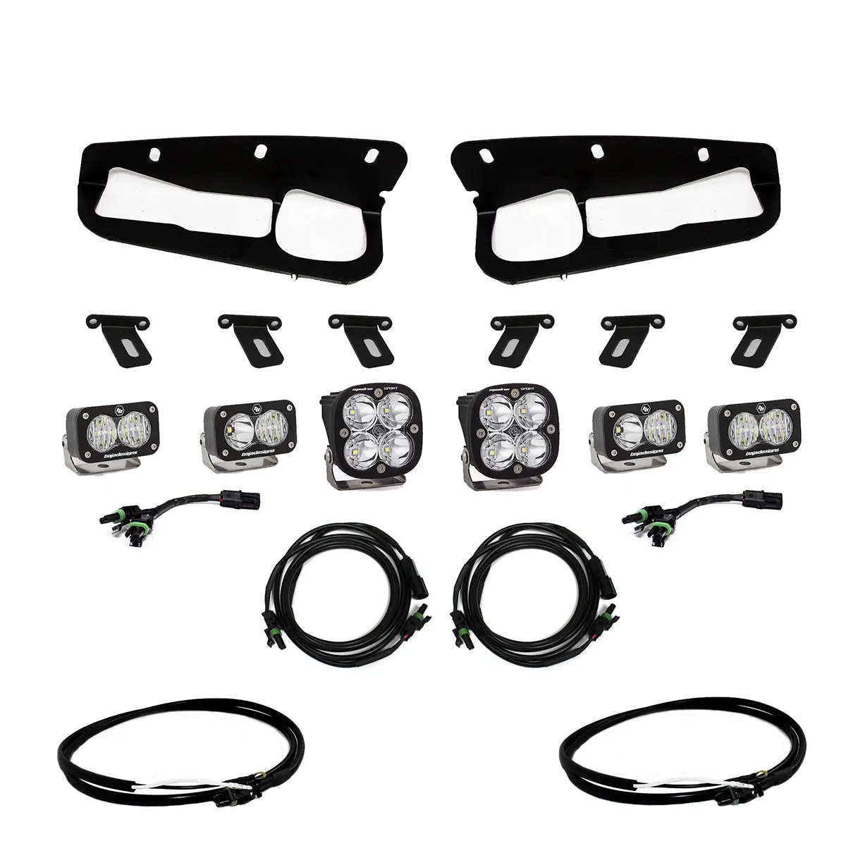 Bronco Fog Pocket Kit 21-Up Ford Bronco Sportsmen W/Upfitter Baja Designs 1