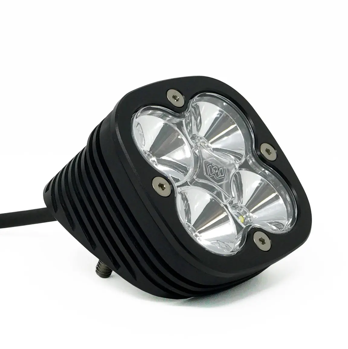 Flush Mount Led Light Pod Angled Black Clear Lens Work/Scene Pattern Squadron Pro Baja Designs 1
