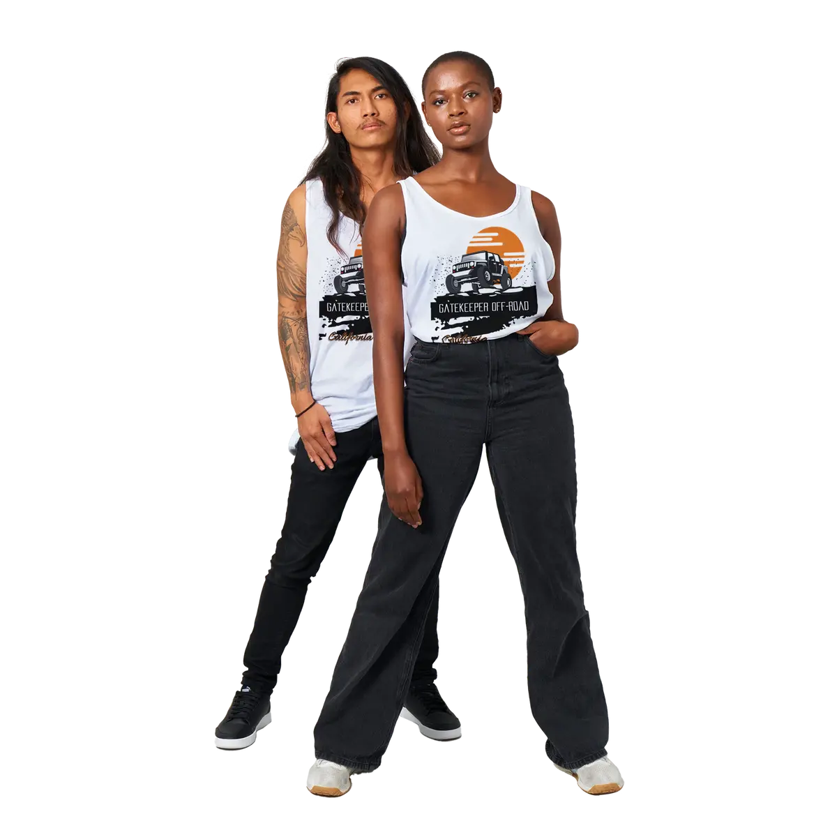 Gatekeeper Cali Jeepin Premium Unisex Tank Top 17