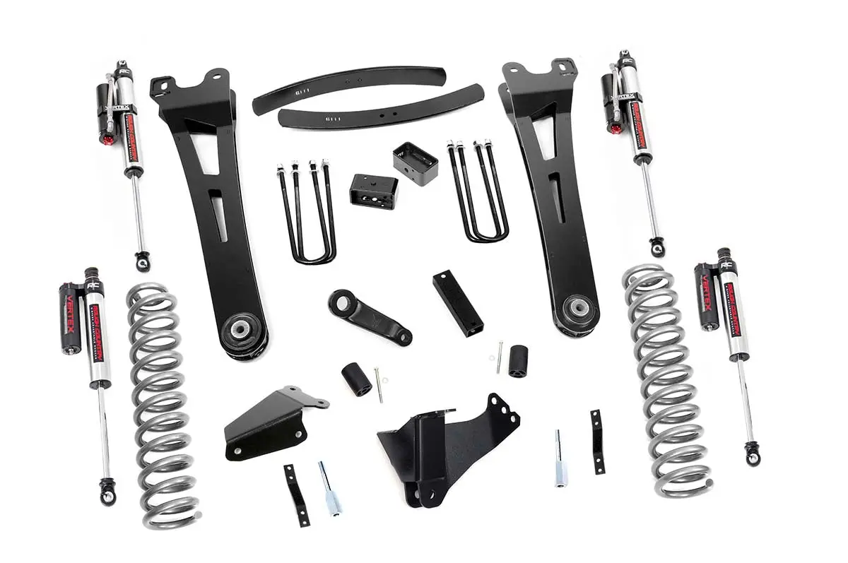 6 Inch Lift Kit Diesel Radius Arm Vertex Ford Super Duty 05 07 1