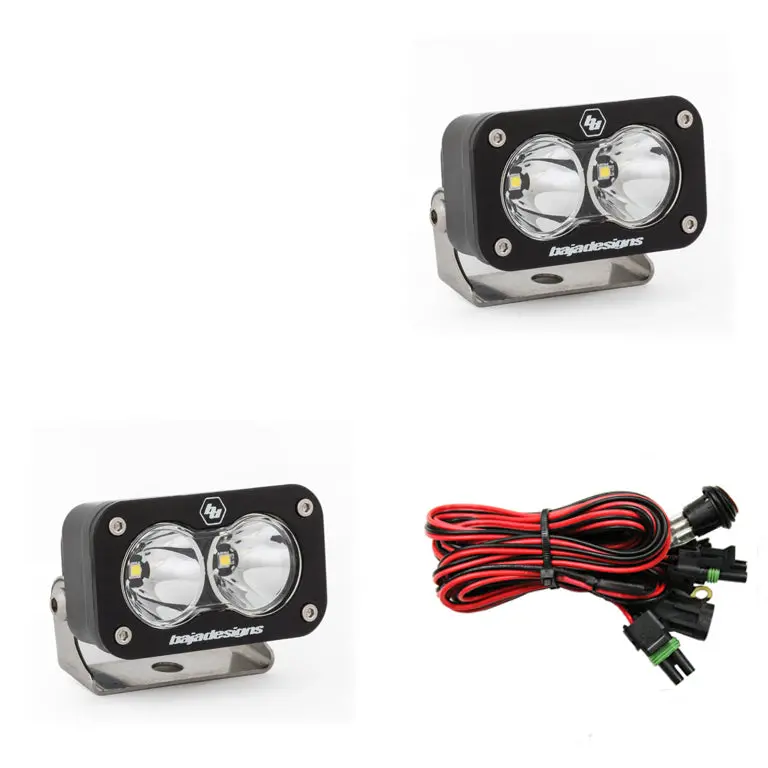 Led Work Light Clear Lens Work/Scene Pattern Pair S2 Sport Baja Designs 1