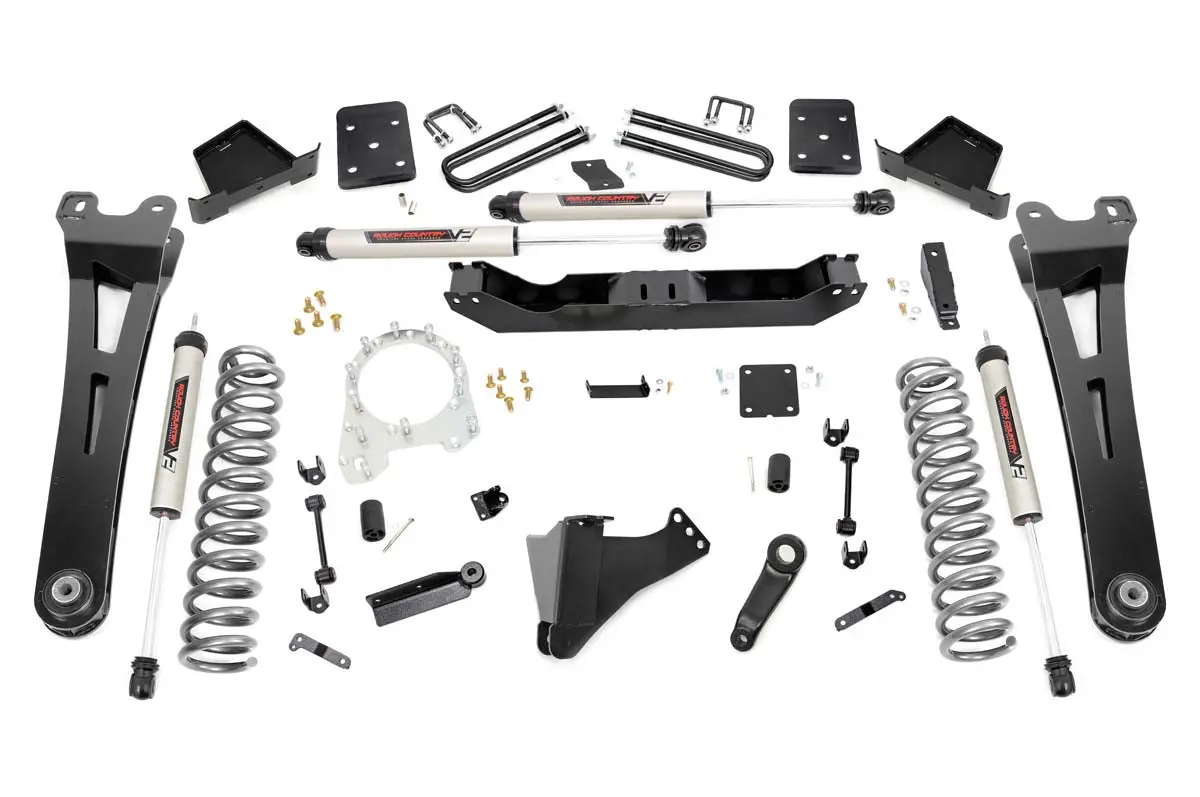 6 Inch Lift Kit Ovld V2 Shocks Ford Super Duty 4Wd 17 22 1