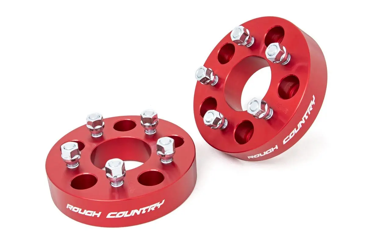 1.5 Inch Wheel Adapters 5X5 To 5X4.5 Red Jeep Wrangler Jk 07 18 1