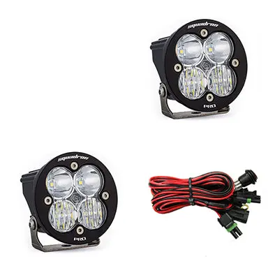 Baja Designs Squadron-R Pro Black Led Auxiliary Light Pod Pair - Universal 2