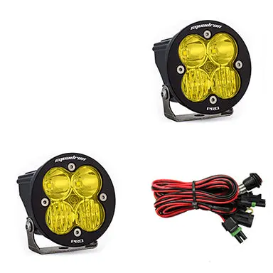 Baja Designs Squadron-R Pro Black Led Auxiliary Light Pod Pair - Universal 3