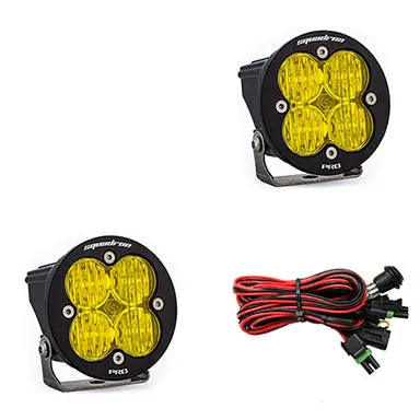 Baja Designs Squadron-R Pro Black Led Auxiliary Light Pod Pair - Universal 5