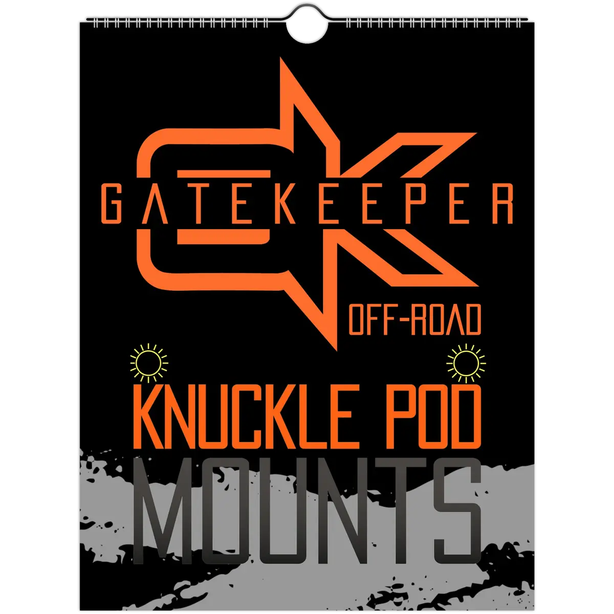 Gatekeeper Off-Road Knuckle Pod Mount Wall Calendars (Us & Ca) 1
