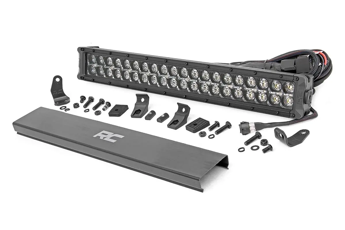 Black Series Led Light 20 Inch Dual Row White Drl 1