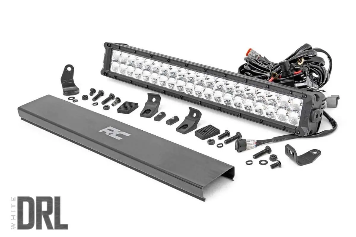 Chrome Series Led Light 20 Inch Dual Row White Drl 1