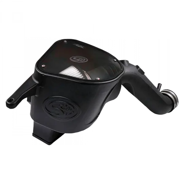 Cold Air Intake For 10-12 Dodge Ram 2500 3500 6.7L Cummins Dry Extendable White 1