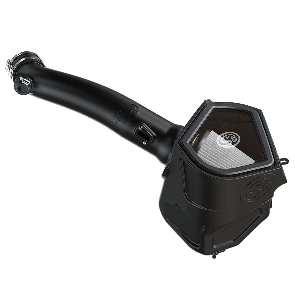 Cold Air Intake For 20-22 Jeep Wrangler / Gladiator 3.0L Ecodiesel Dry Extendable White 1
