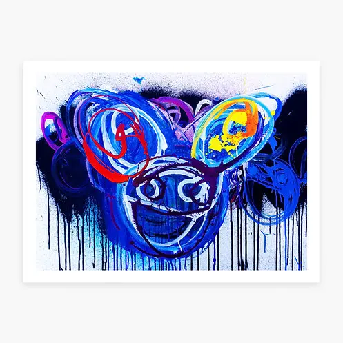 Deadmau5 X Gregory Siff "Polyphobic Friends" Fine Art Print 1
