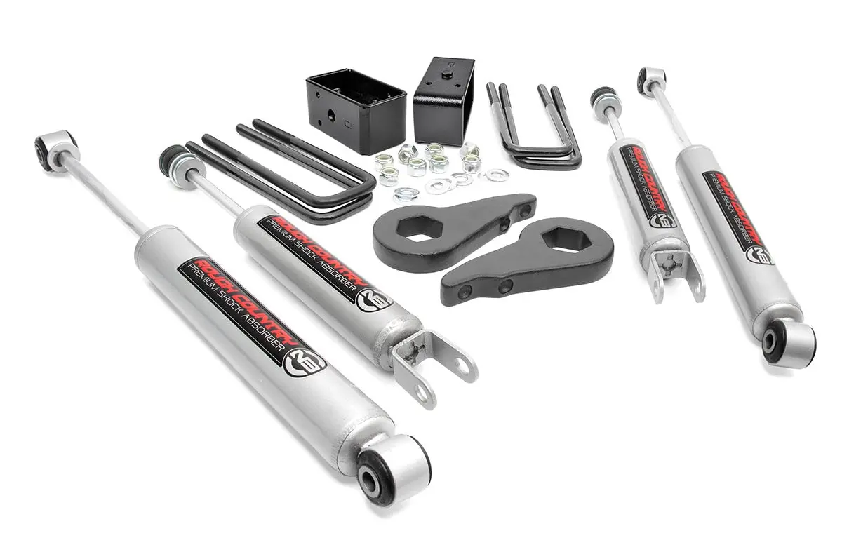 1.5 2 Inch Lift Kit N3 Shocks Chevy Gmc 1500 99 06 And Classic 1