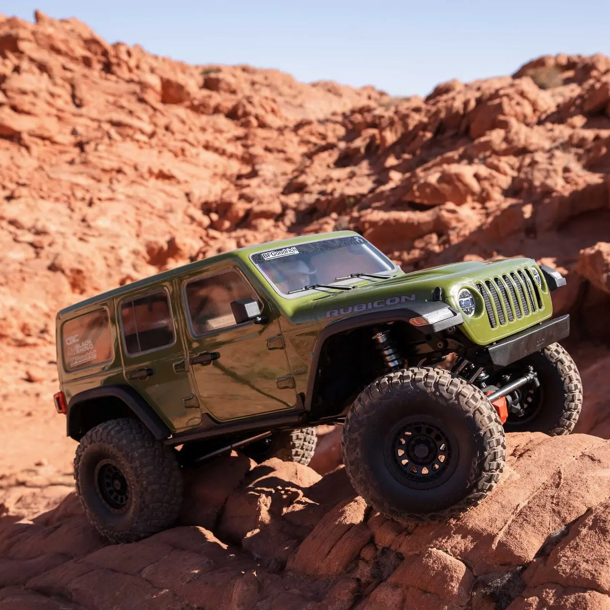 1/6 Scx6 Jeep Jlu Wrangler 4Wd Rock Crawler Rtr Rc 1