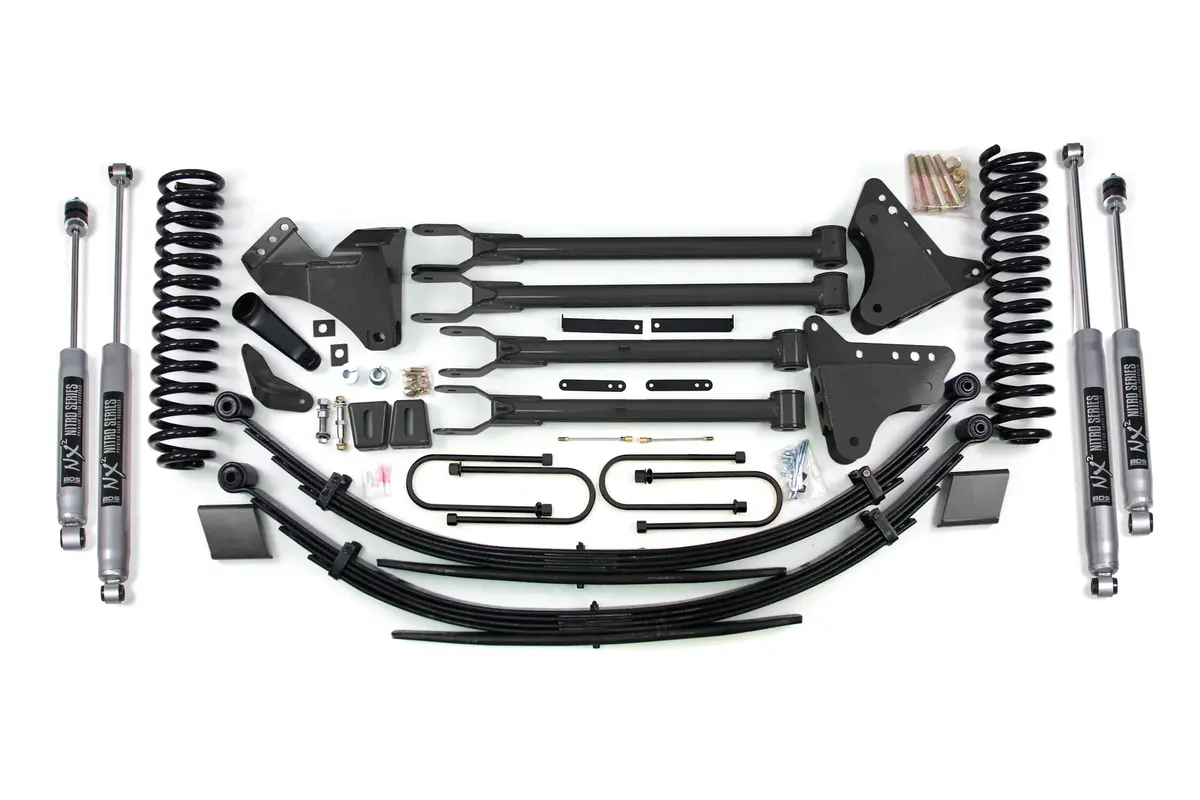 6 Inch Lift Kit W/ 4-Link | Ford F250/F350 Super Duty (08-10) 4Wd | Diesel 1
