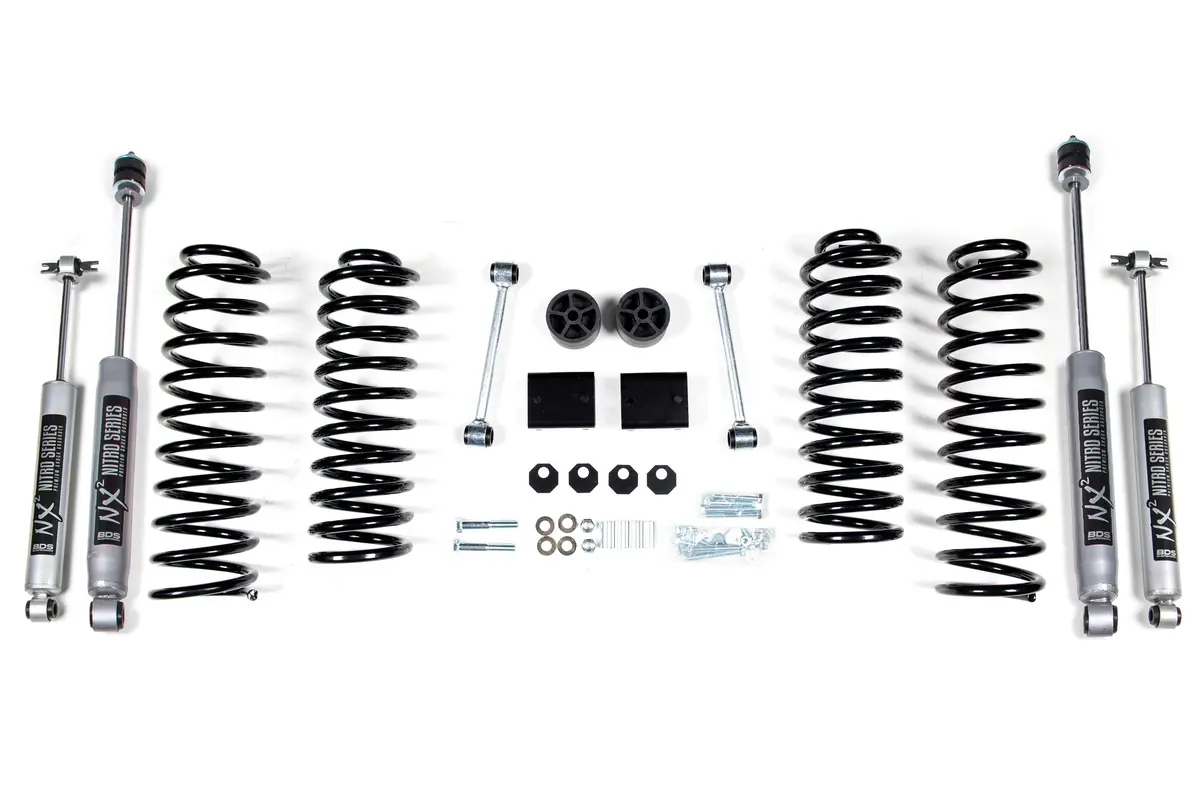 2 Inch Lift Kit | Coil Spring | Jeep Wrangler Jk (07-11) 4-Door 2