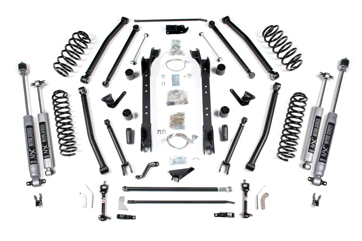 6-1/2" Lift Kit For The 1997 - 2006 Jeep Wrangler Tj & The 2003 - 2006 Jeep Wrangler Tj Rubicon 1