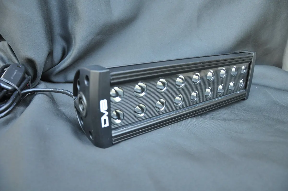 12 Inch Light Bar 72W Flood/Spot 3W Led Black 1