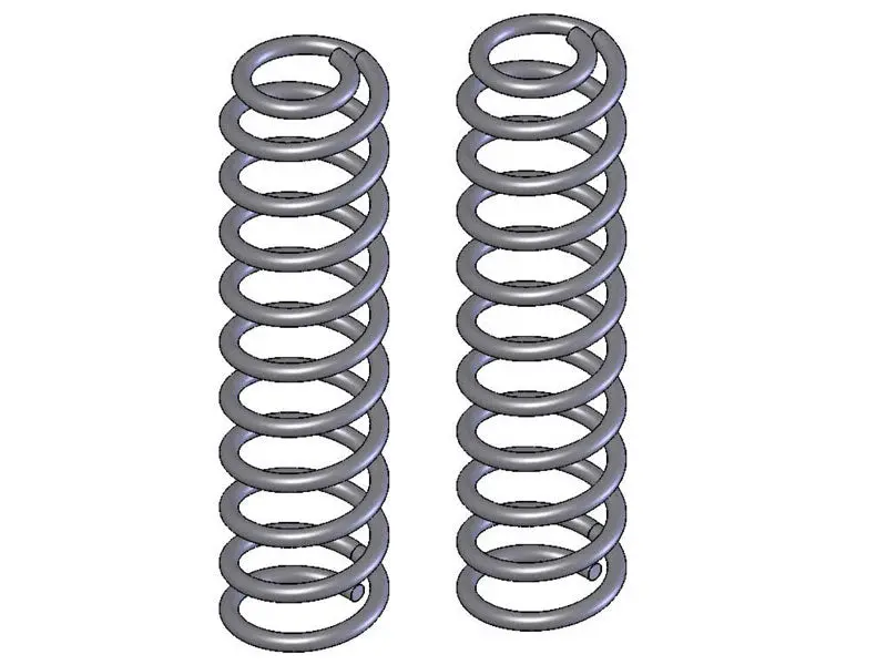 Jeep Wrangler 4.0 Inch Front Coil Springs 1997-2006 Tj/Lj Clayton Off Road 1