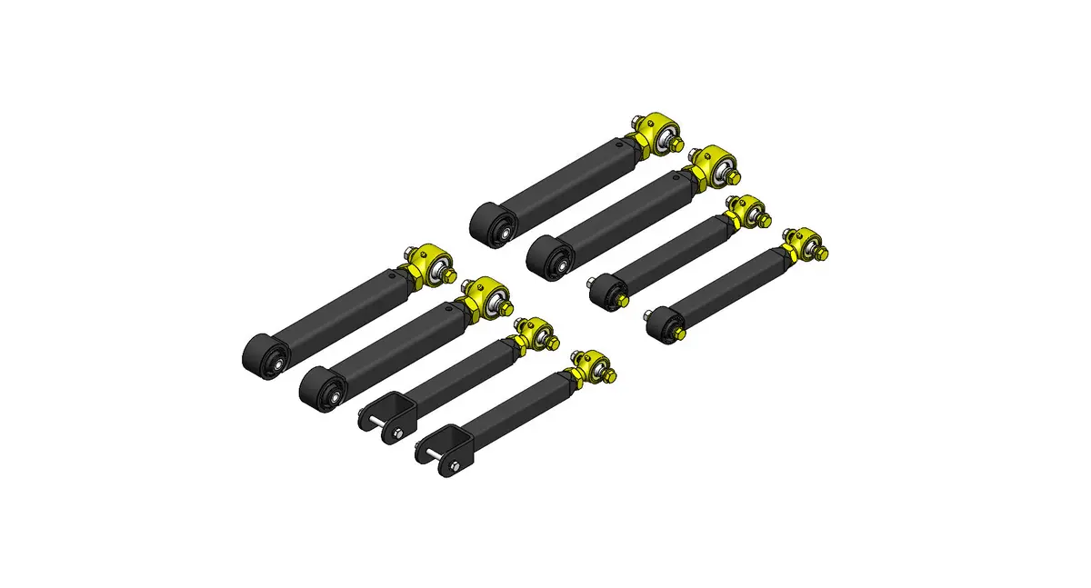 Jeep Short Control Arm Kit 1993-2006 Tj/Lj/Zj Clayton Off Road 1