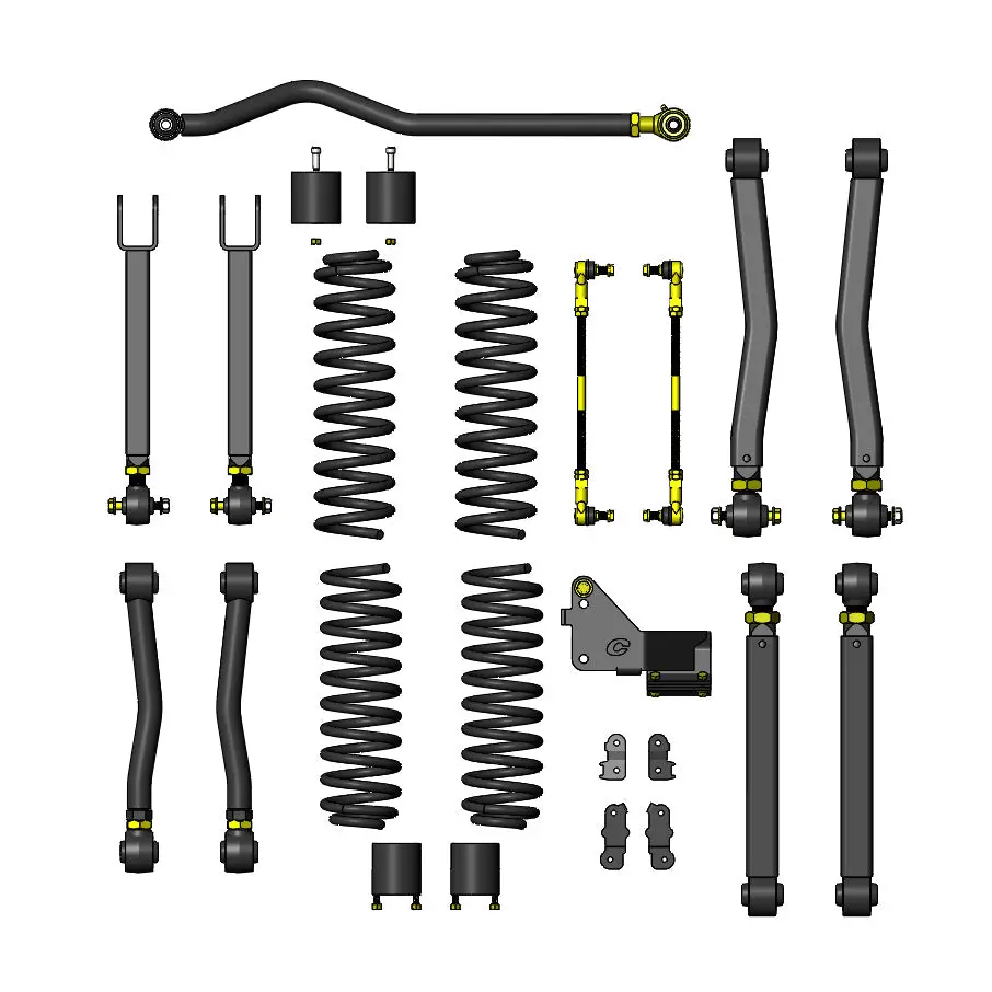 Jeep Wrangler 4-5 Inch Overland Plus Lift Kit 07-18 Jk Clayton Off Road 1